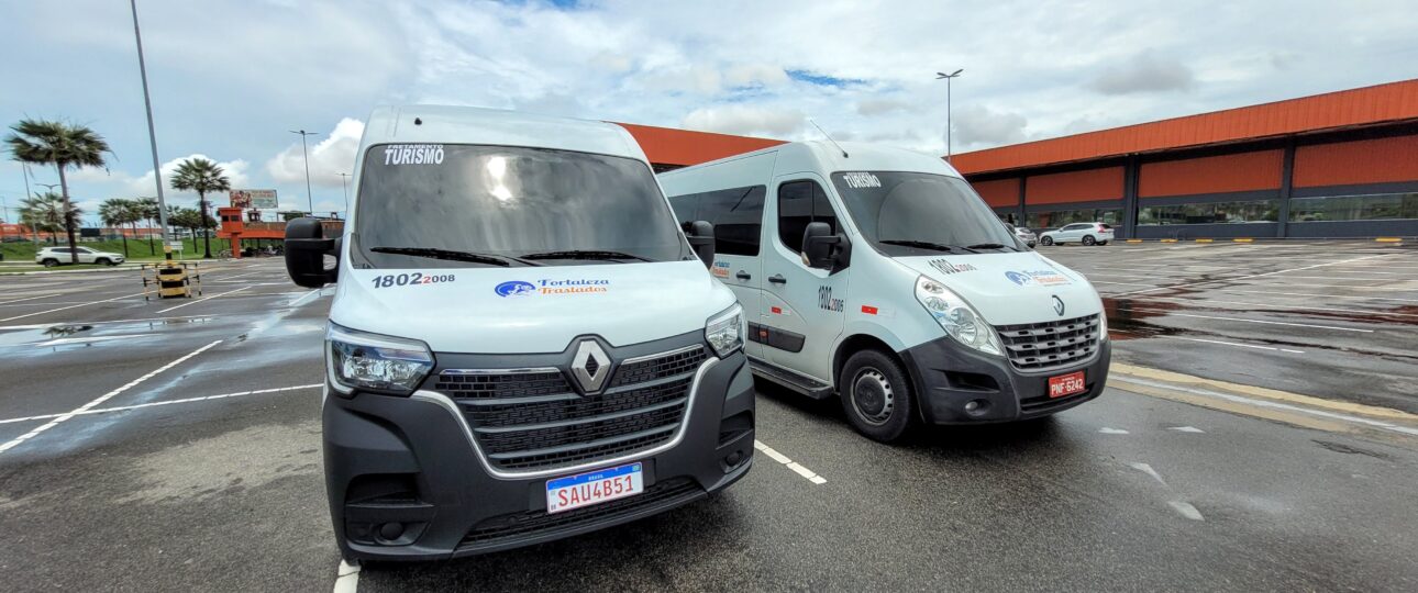 Fretamento de vans no Beach Park